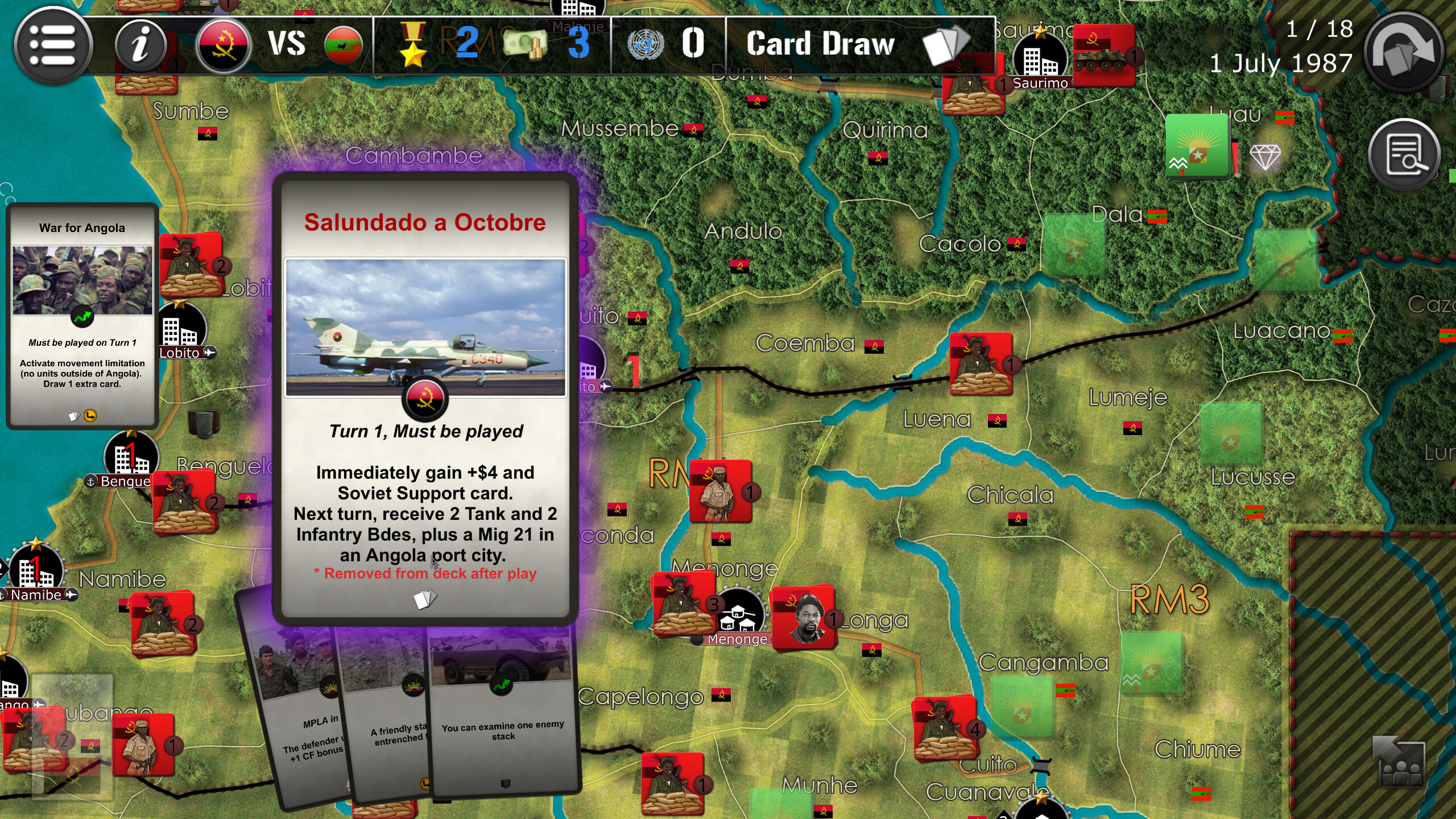 Wars Across The World: Angola 1988 screenshot 6