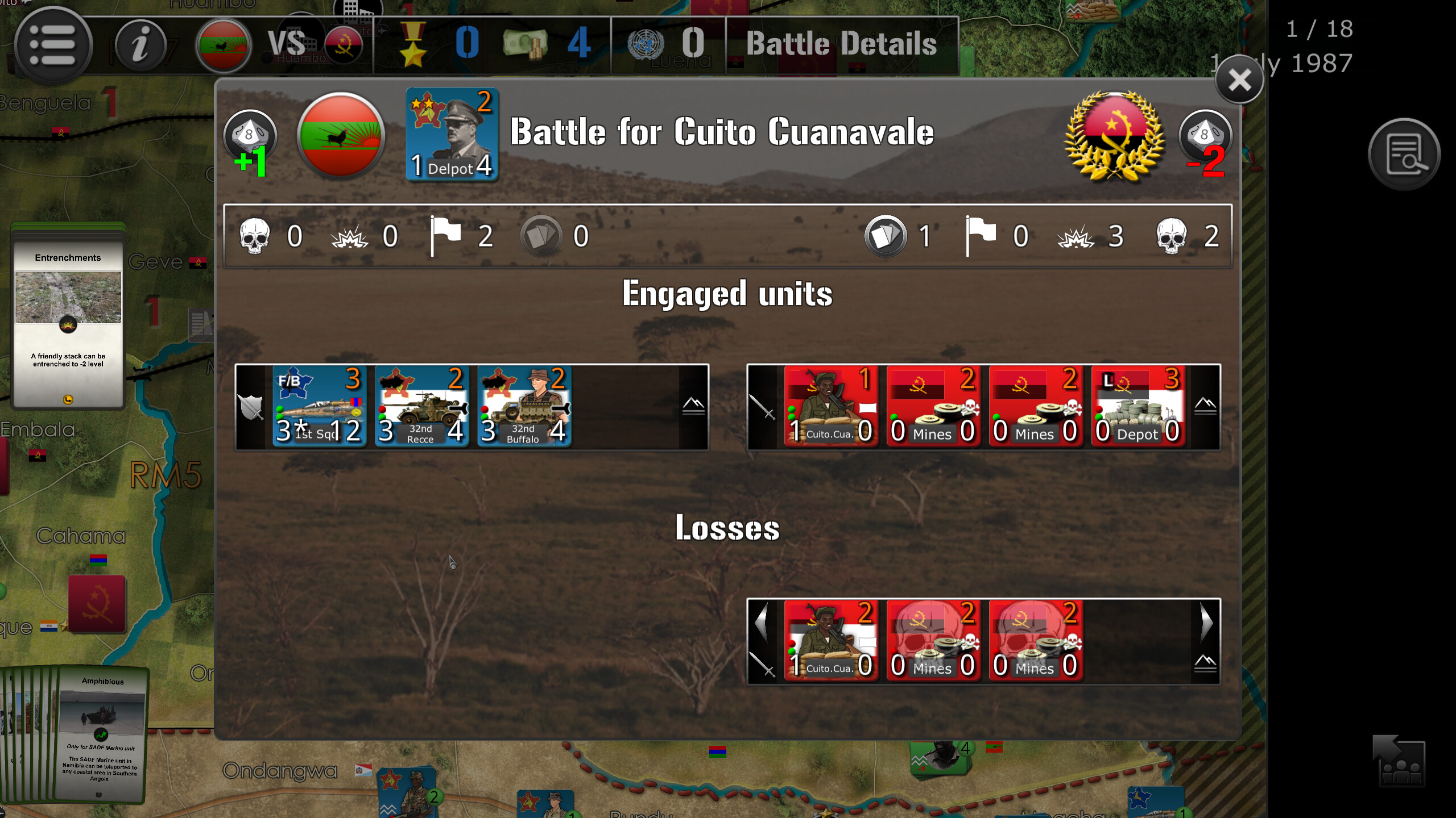 Wars Across The World: Angola 1988 screenshot 2