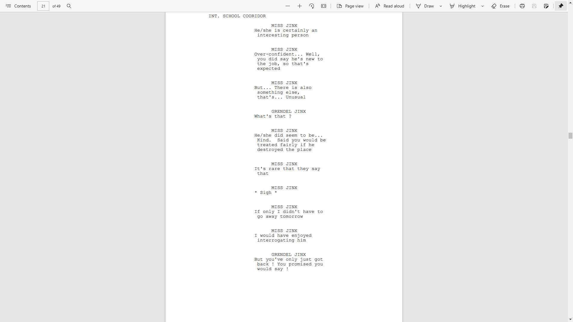 No Extra Regrets For The Future Script screenshot 2