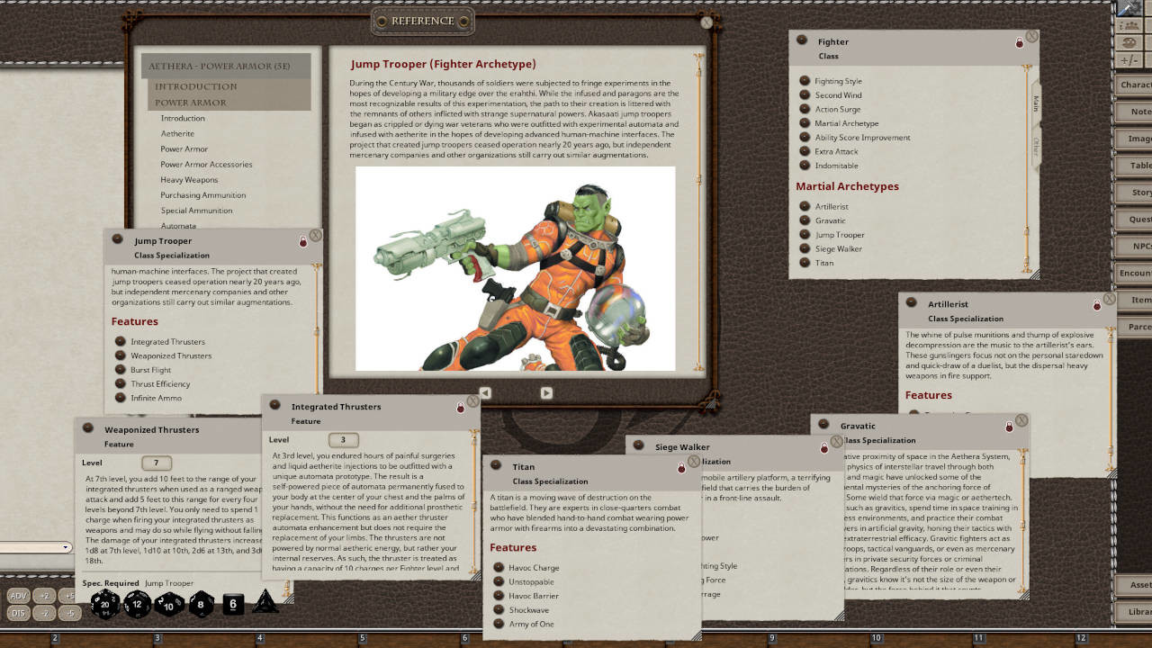 Fantasy Grounds - Power Armor screenshot 5