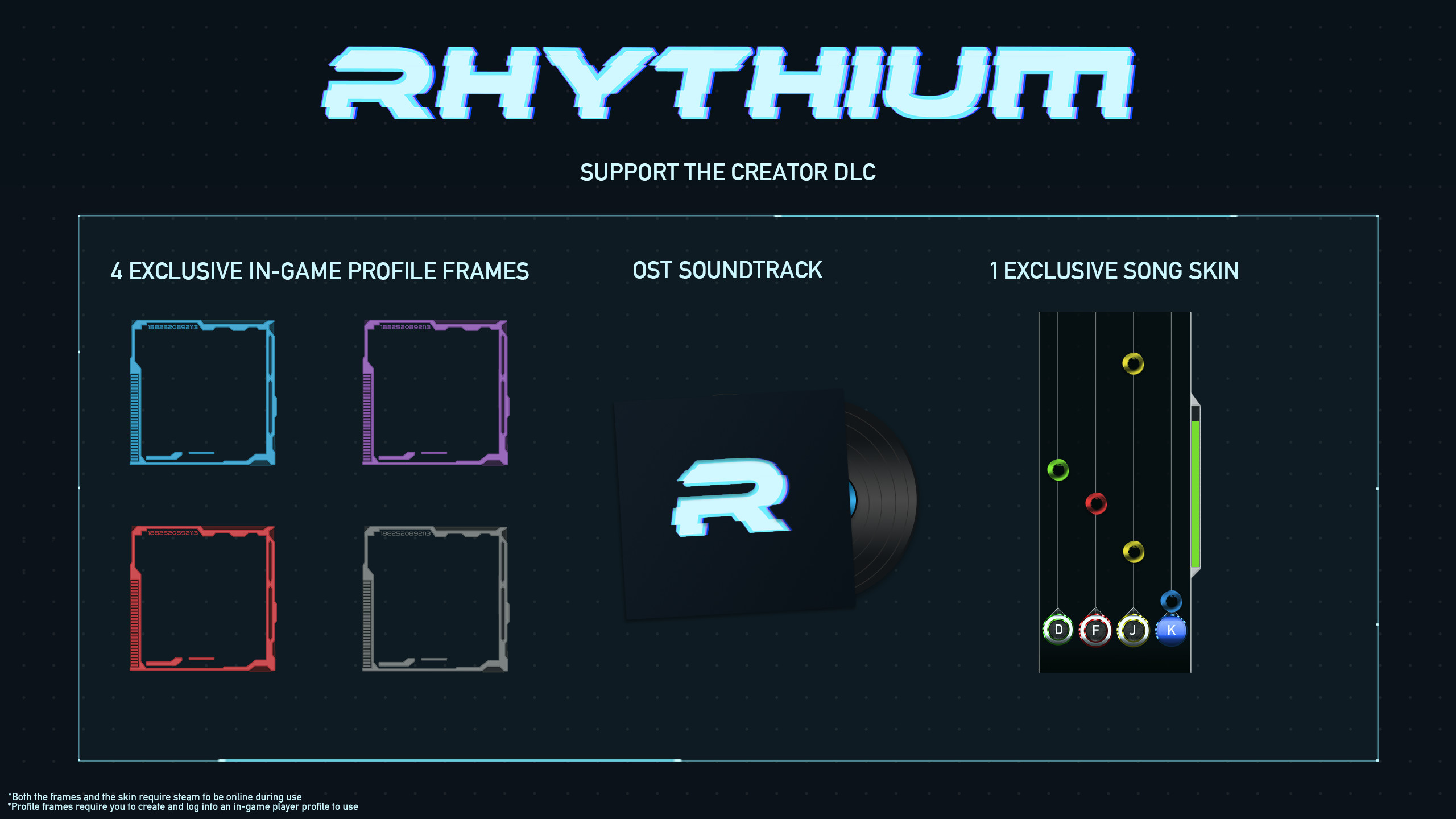 Rhythium - Support the creator pack - DLC screenshot 1