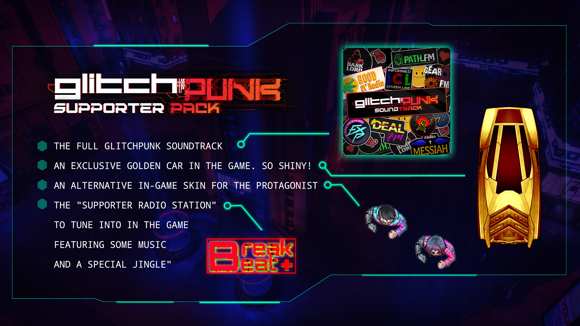Glitchpunk - Supporter Pack screenshot 1