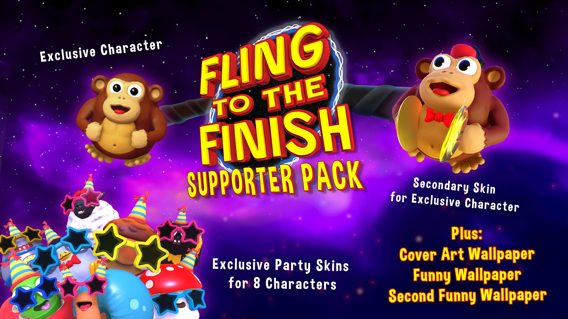 Fling to the Finish - Supporter Pack screenshot 1