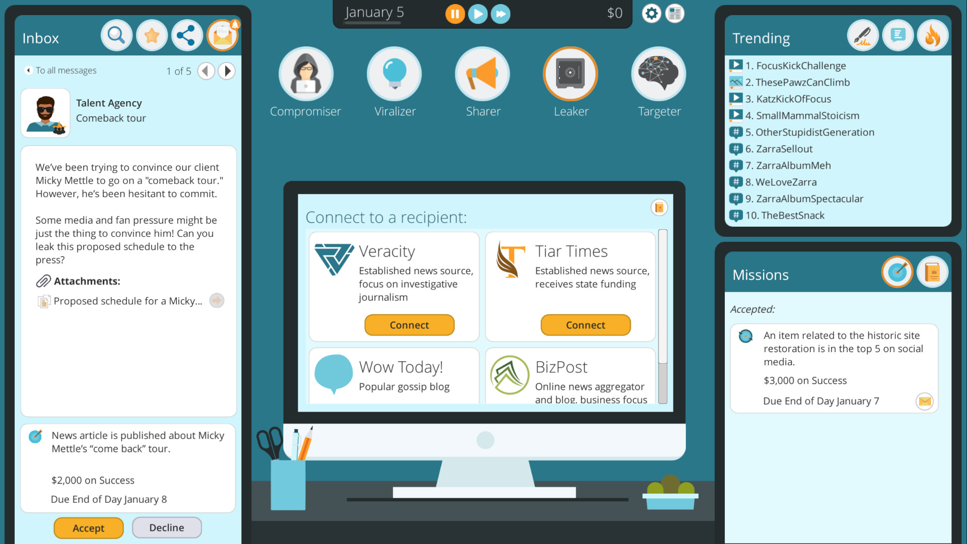 Influence, Inc. screenshot 7