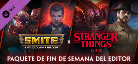 Paquete SMITE x Stranger Things de fin de semana del editor