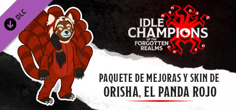 Paquete de mejoras y skin de Orisha, el panda rojo