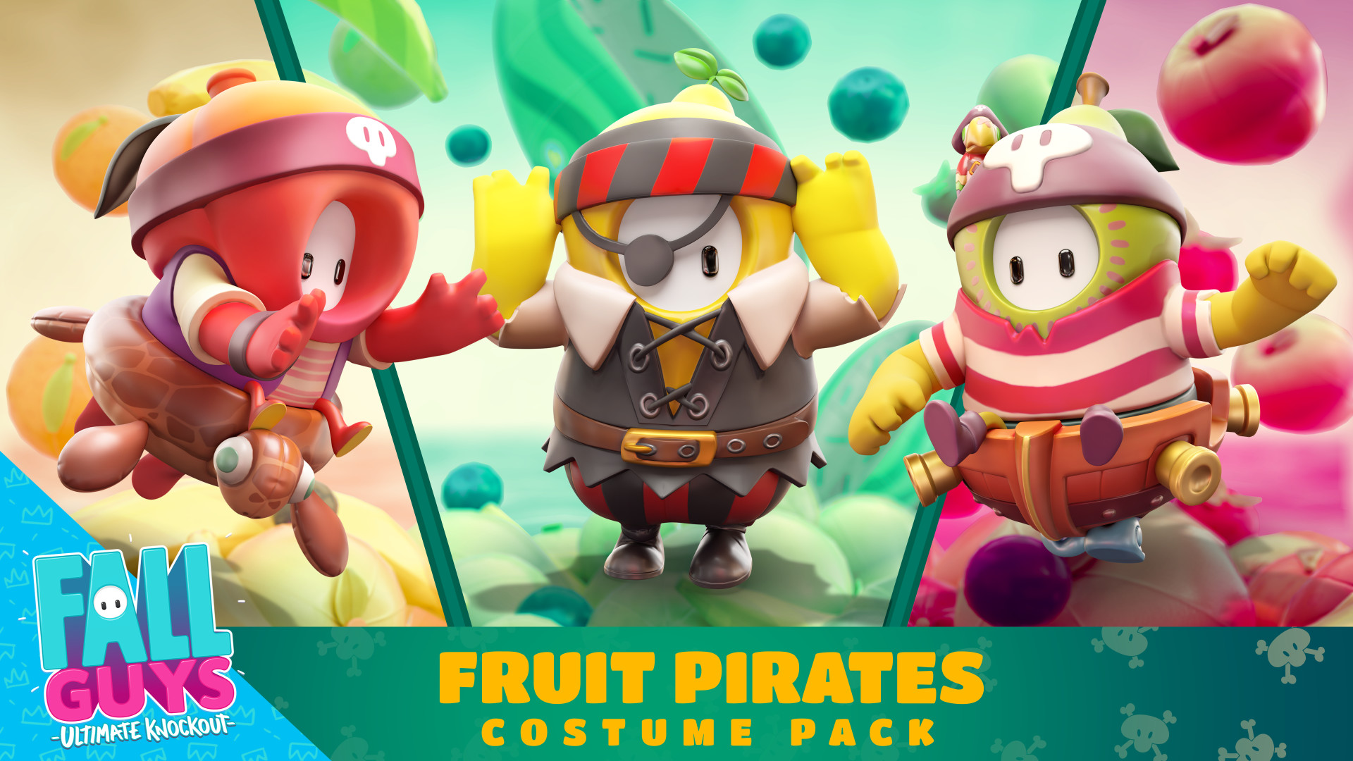 Fall Guys - Fruit Pirates Pack screenshot 1