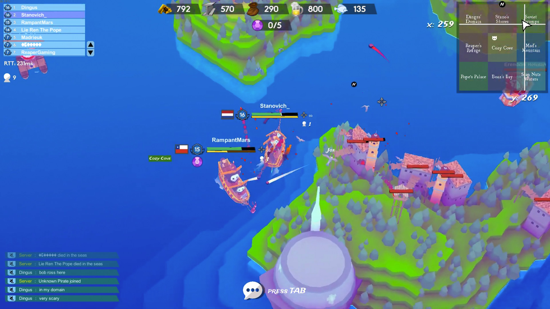 Piratopia screenshot 1