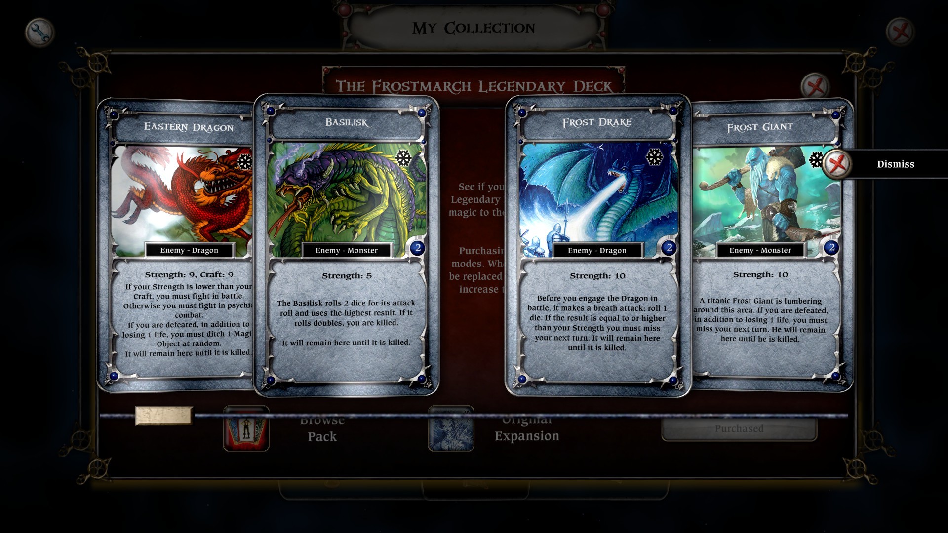 Talisman - Legendary Deck - The Frostmarch screenshot 1