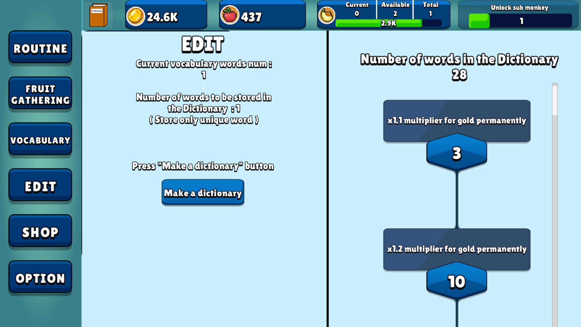 Idle Monkeylogy screenshot 2