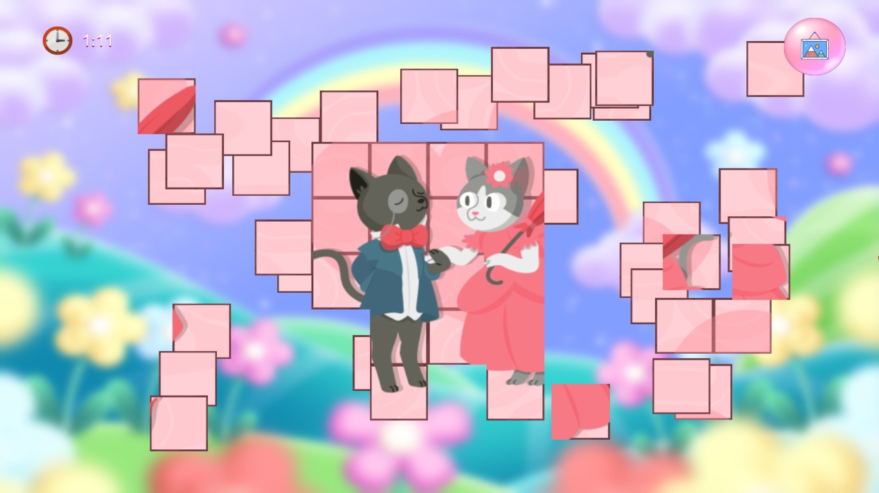 Puzzles with cats screenshot 1