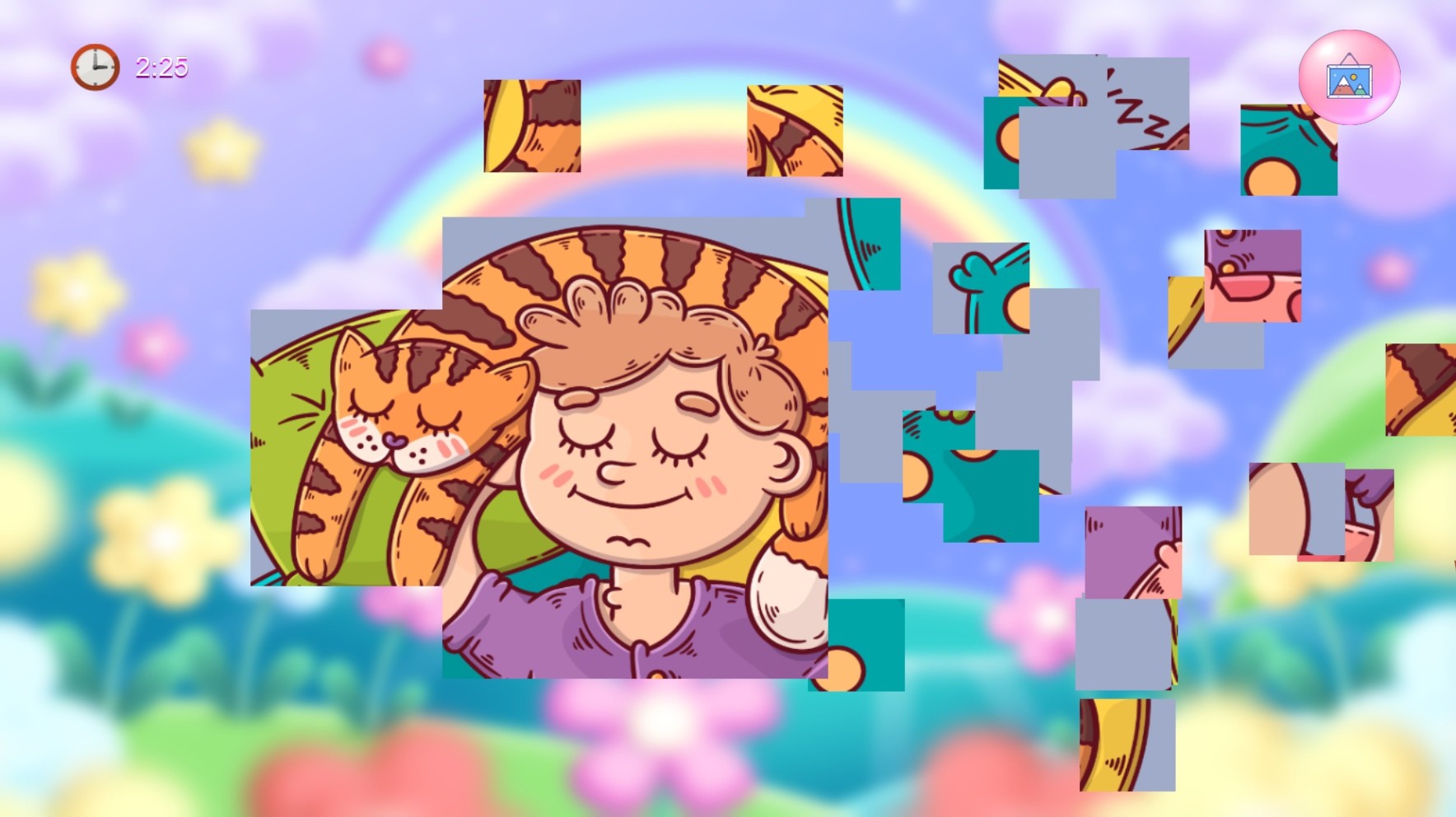 Puzzles with cats screenshot 4