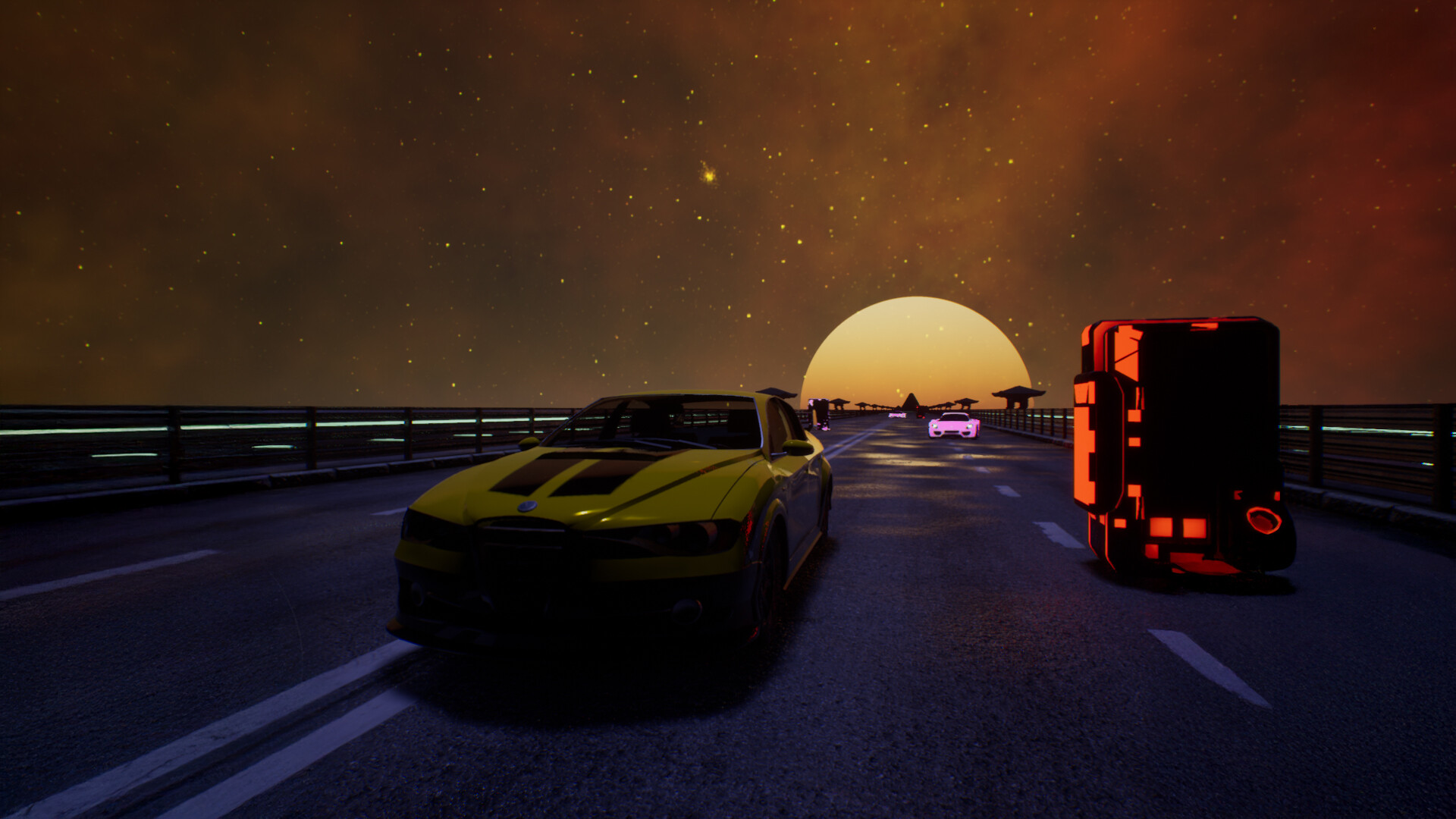 Synthwave Burnout screenshot 7