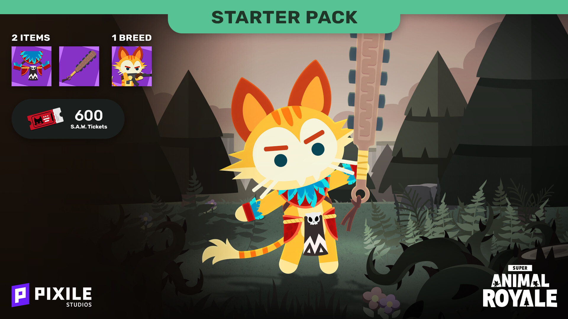 Super Animal Royale Season 1 Starter Pack screenshot 1