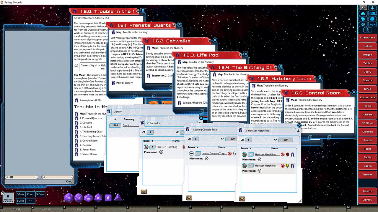 Fantasy Grounds - Star System Set: Querritix (FULL SET) screenshot 3