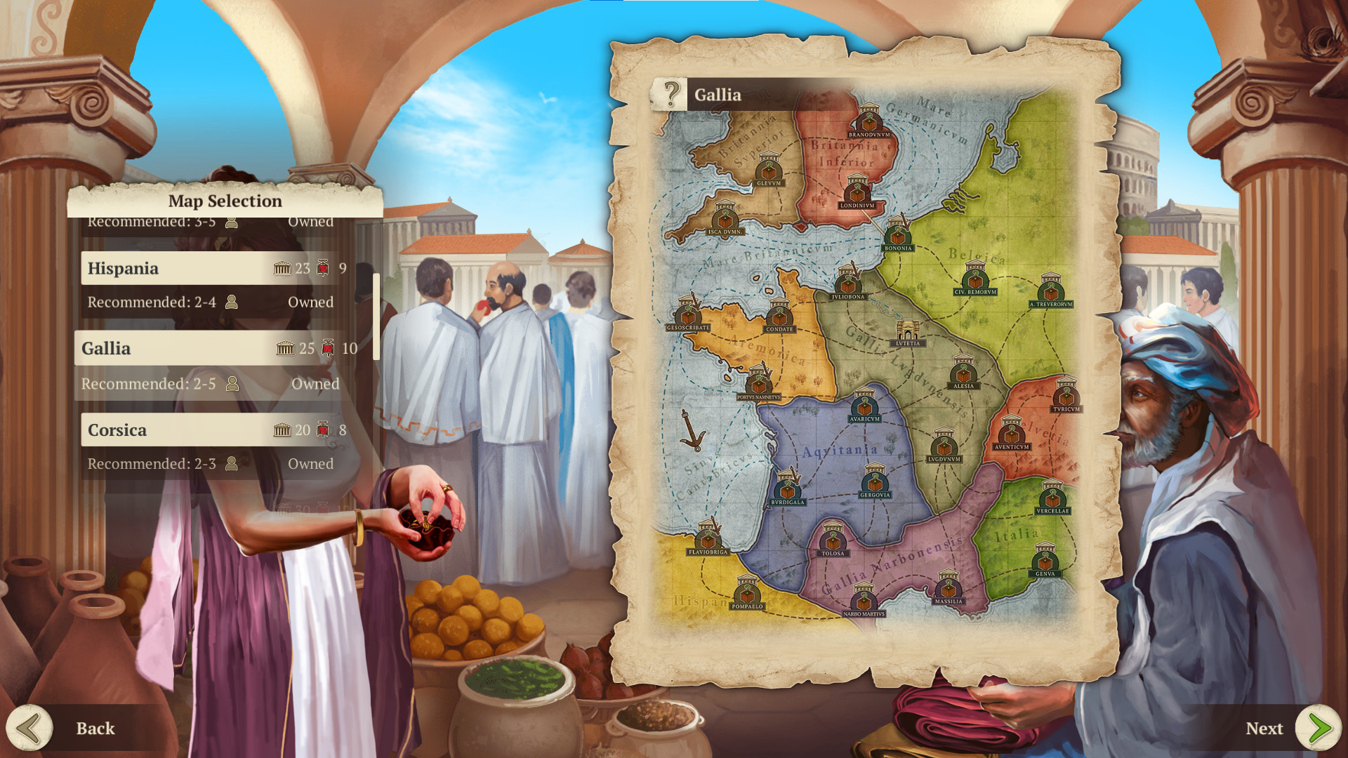 Concordia: Digital Edition - Gallia & Corsica screenshot 1
