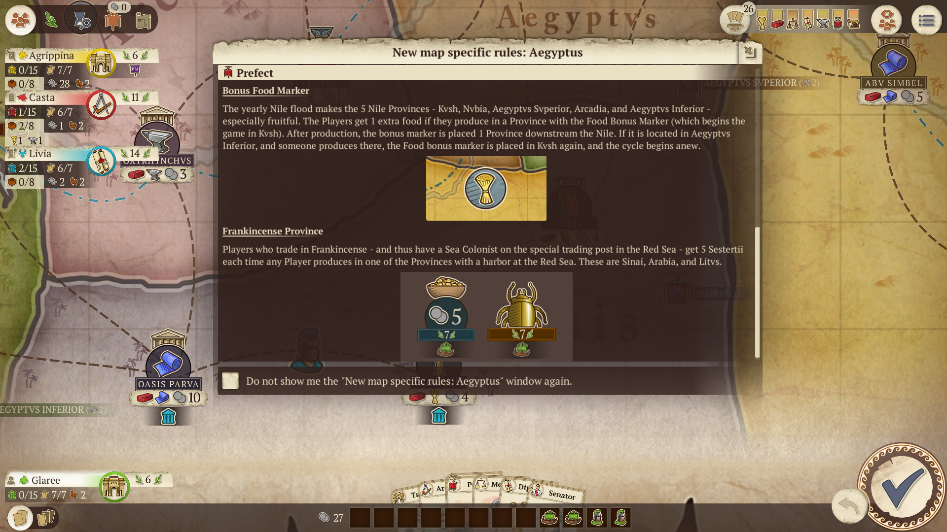 Concordia: Digital Edition - Aegyptus & Creta screenshot 2