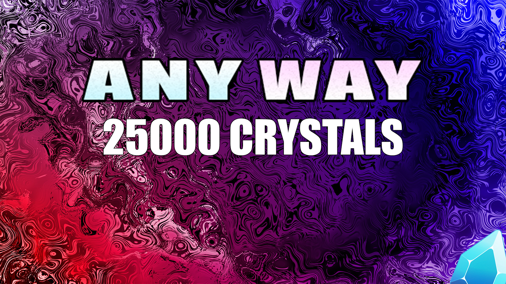 AnyWay! - 25,000 crystals screenshot 1