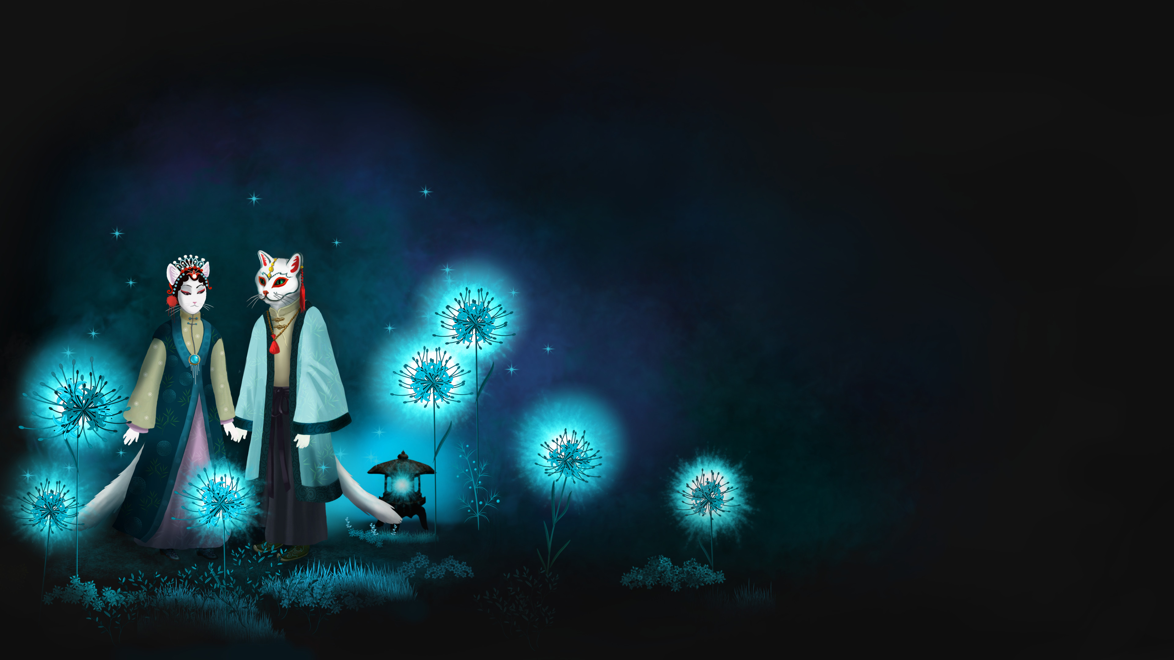 Cat And Ghostly Road - Wallpapers screenshot 6