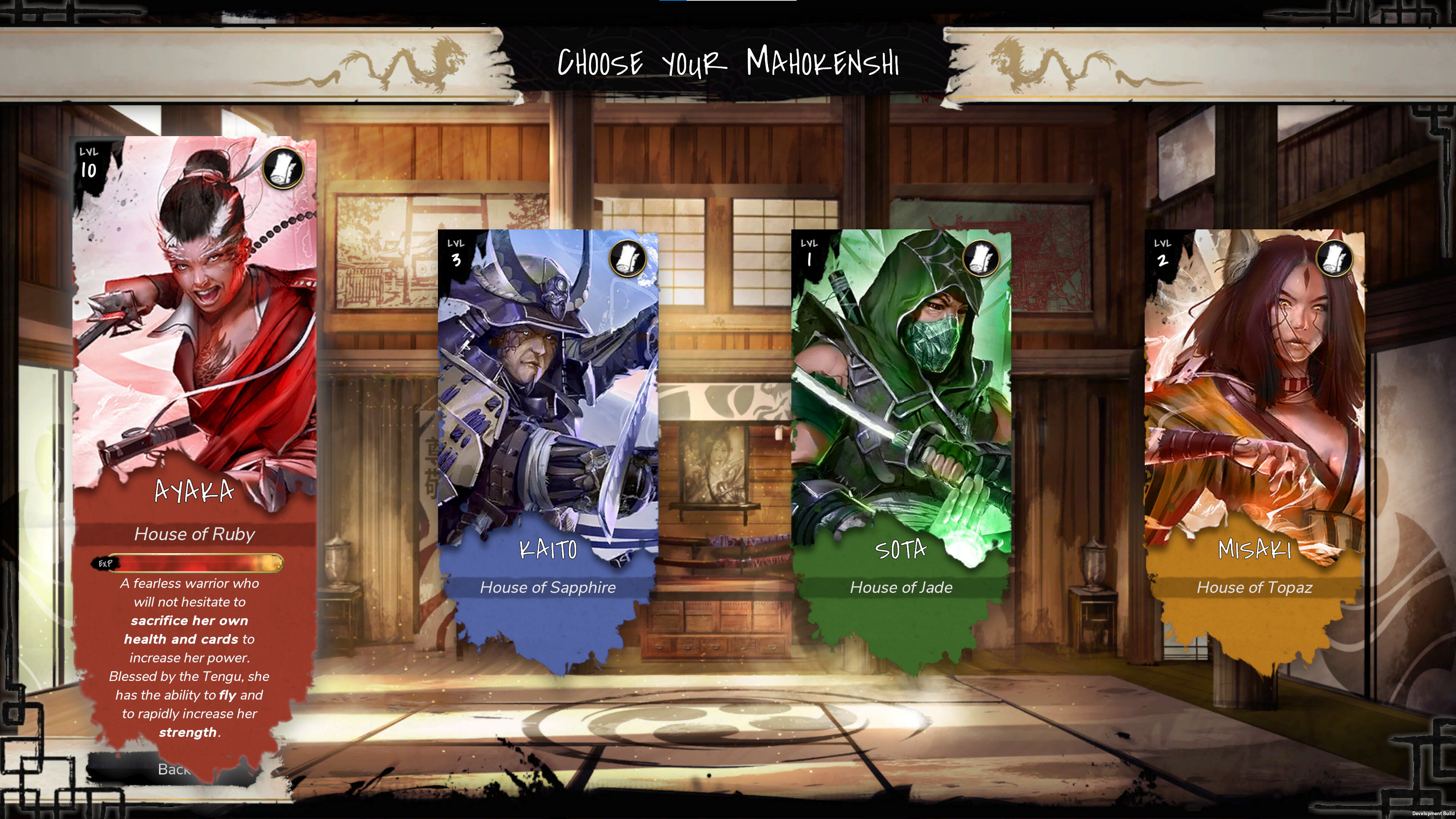 Mahokenshi - The Samurai Deckbuilder screenshot 1