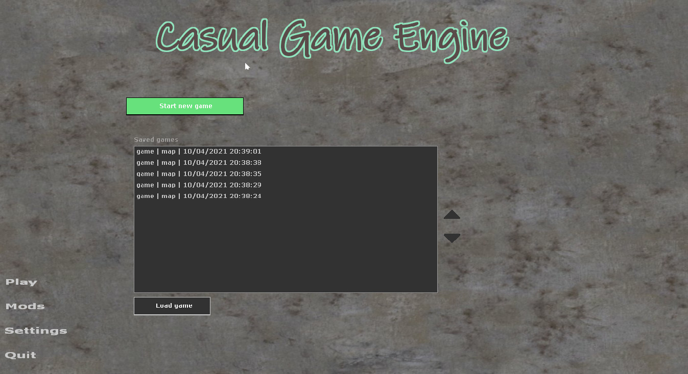 Casual Game Engine screenshot 5