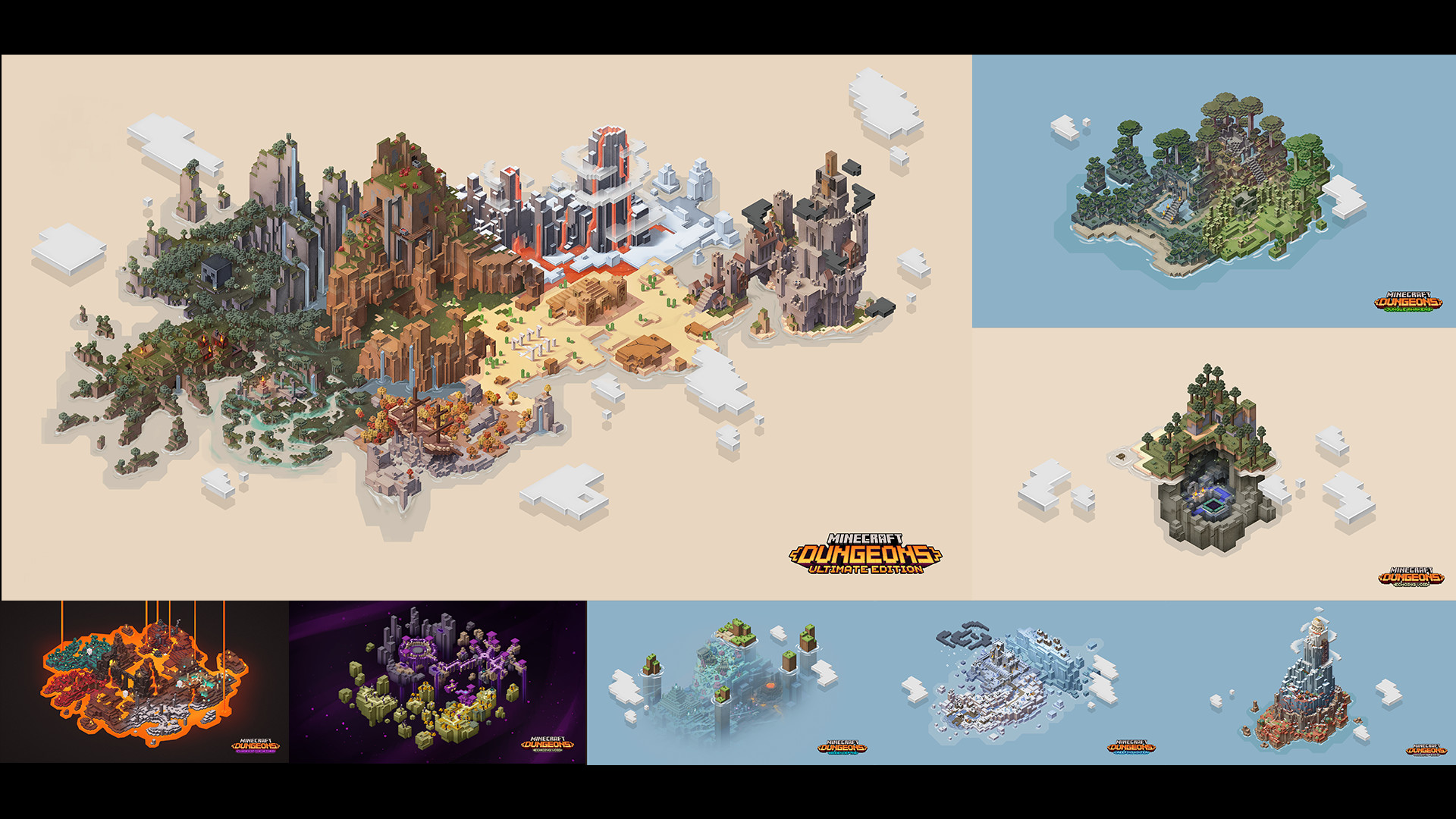 Minecraft Dungeons Ultimate Edition Digital Artwork screenshot 1