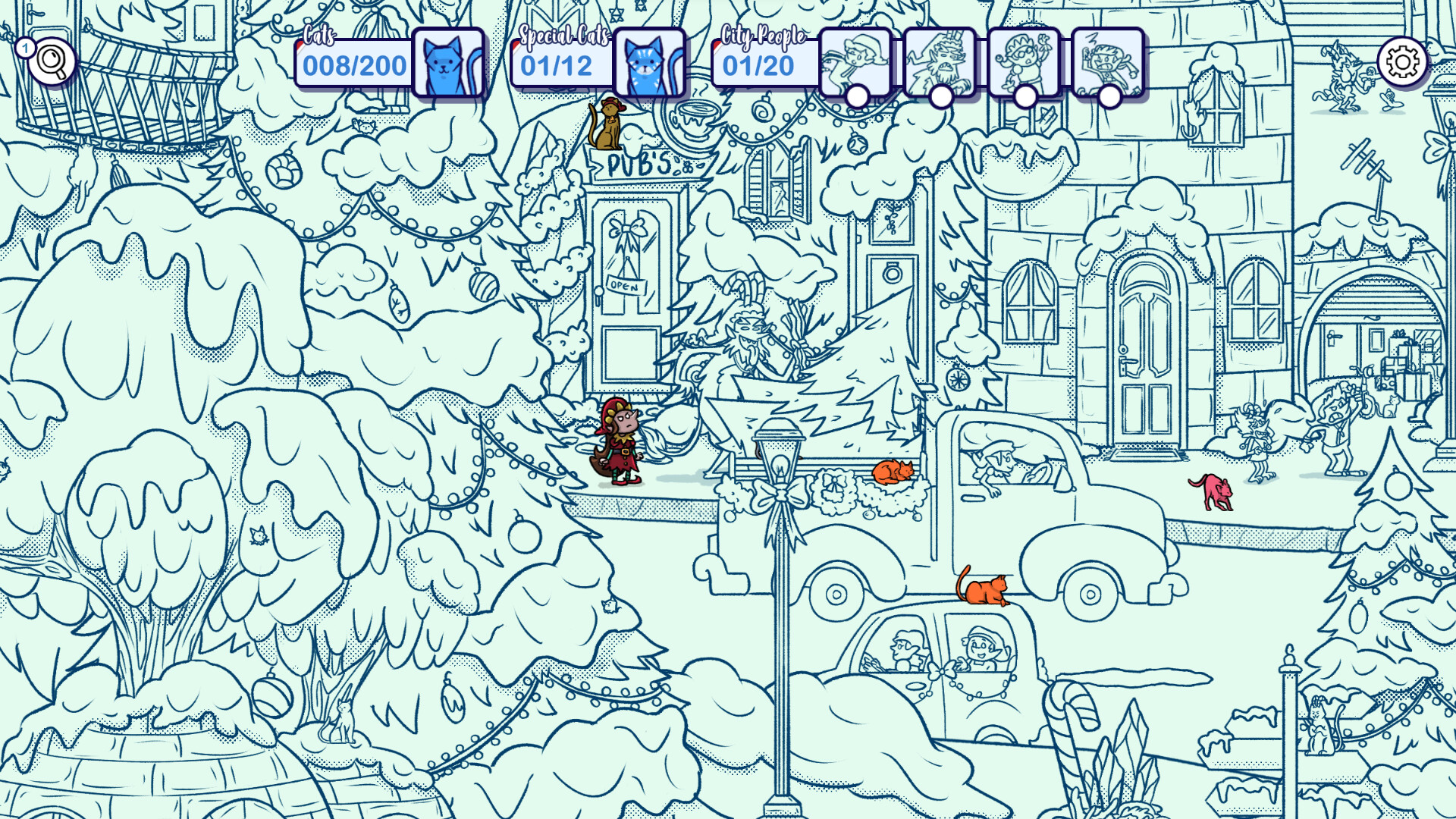 Hidden Cats in Santa's Realm screenshot 3