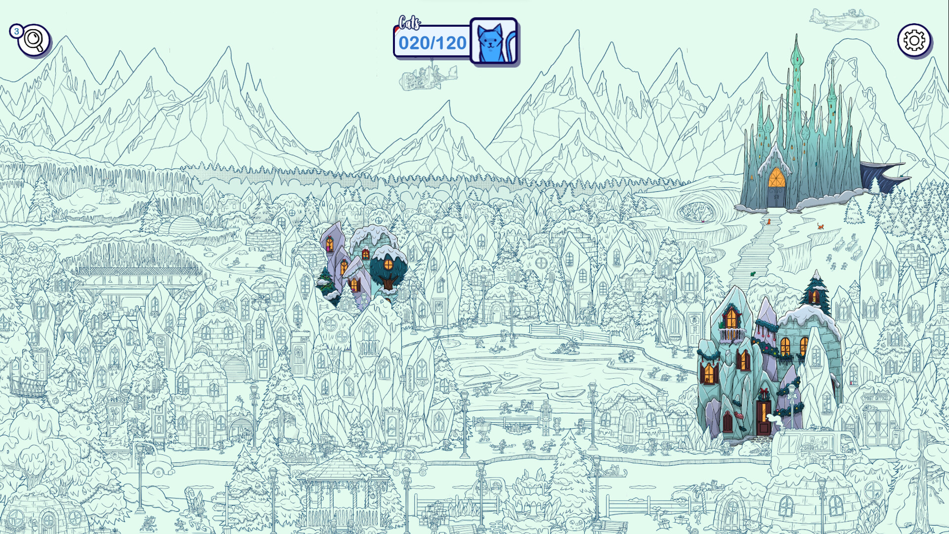 Hidden Cats in Santa's Realm screenshot 4
