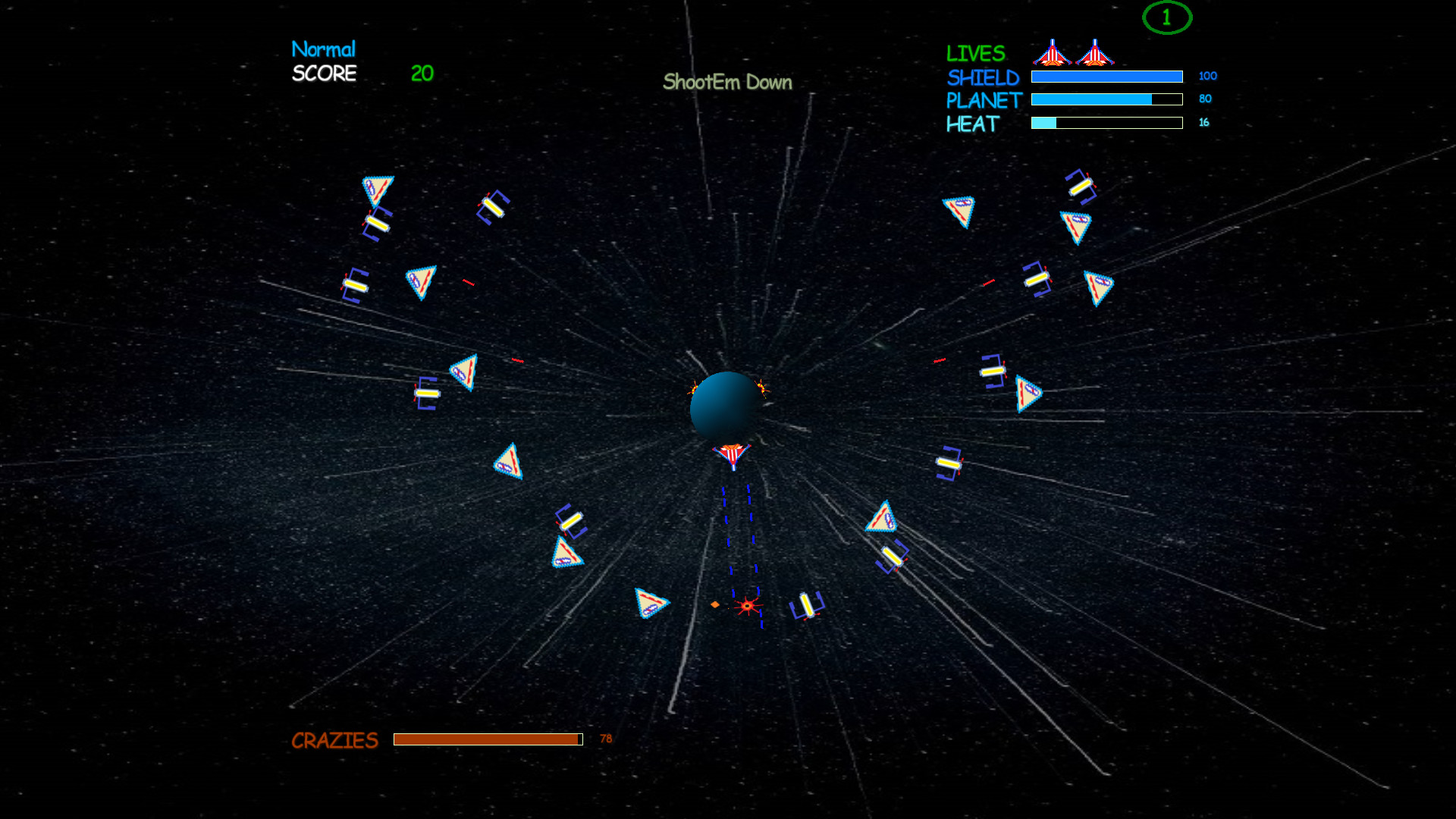 Crazy Invader ShootEm Down screenshot 5