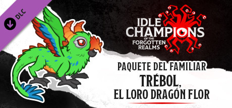 Paquete del familiar Trébol, el loro dragón flor