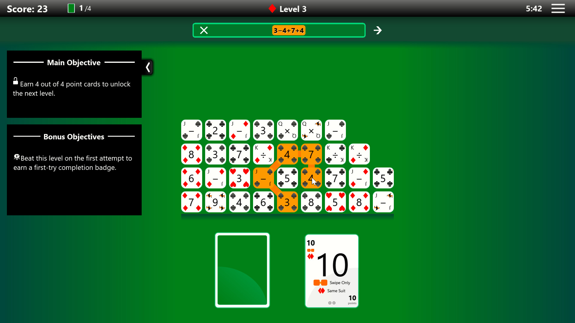 Seqitaire screenshot 7