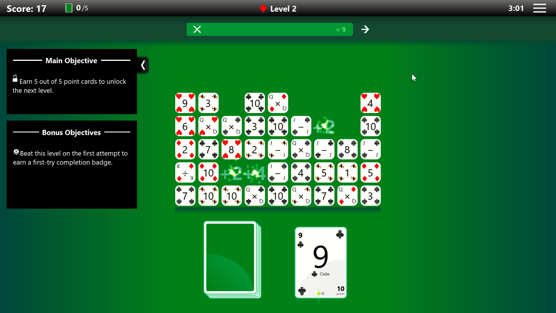 Seqitaire screenshot 2