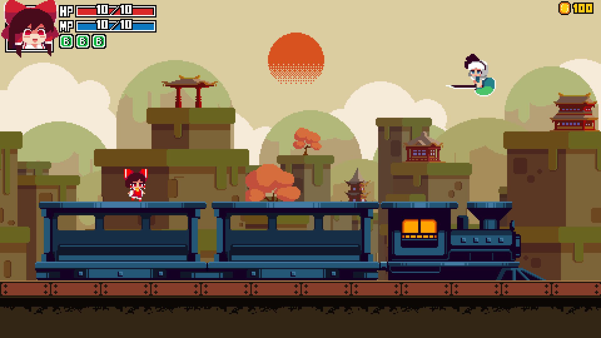 東方銀夜祭 Freedom Train screenshot 2