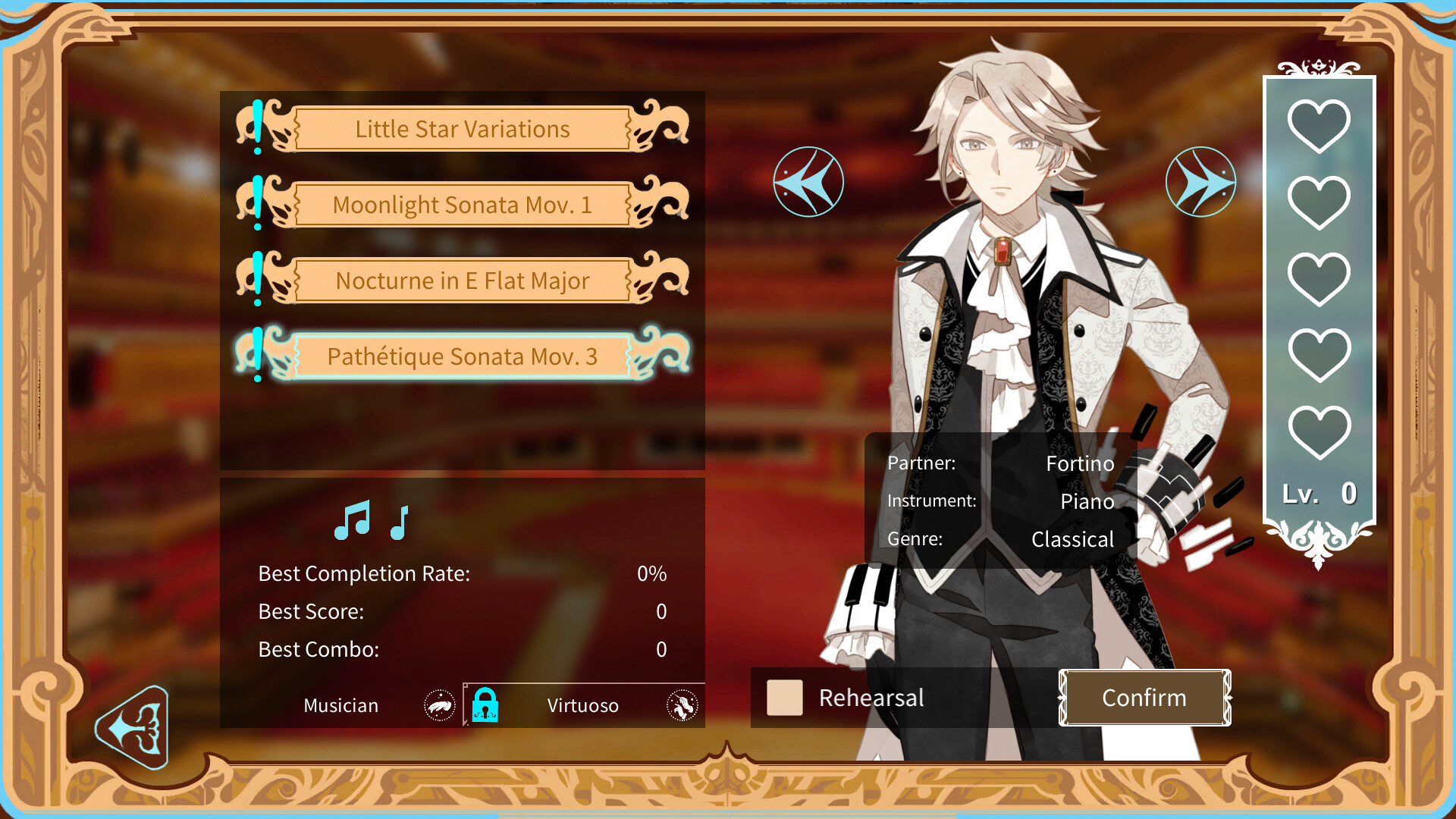 Concerto on White screenshot 2