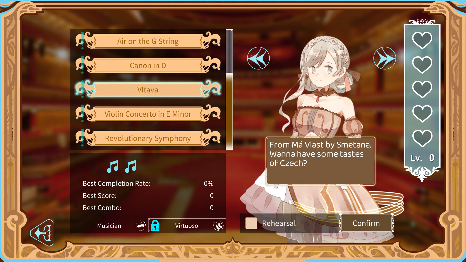 Concerto on White screenshot 1
