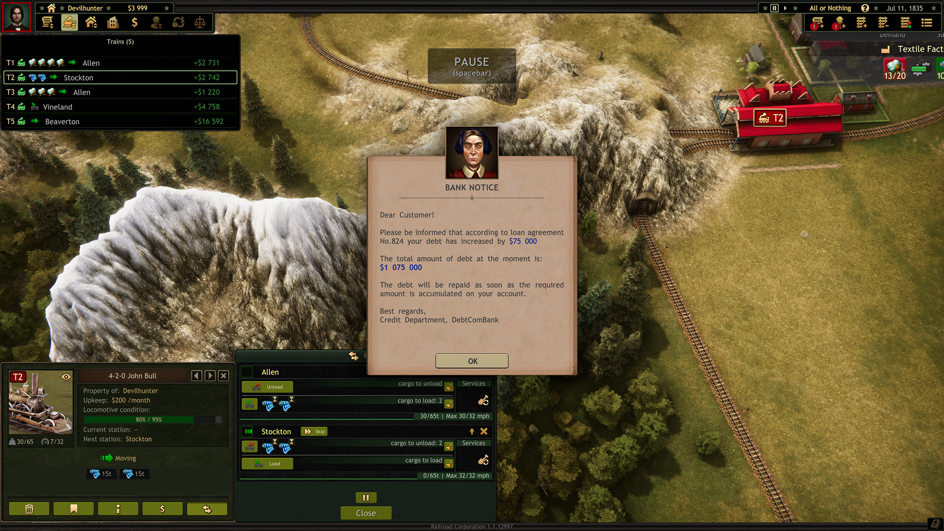 Railroad Corporation - All or Nothing DLC screenshot 5