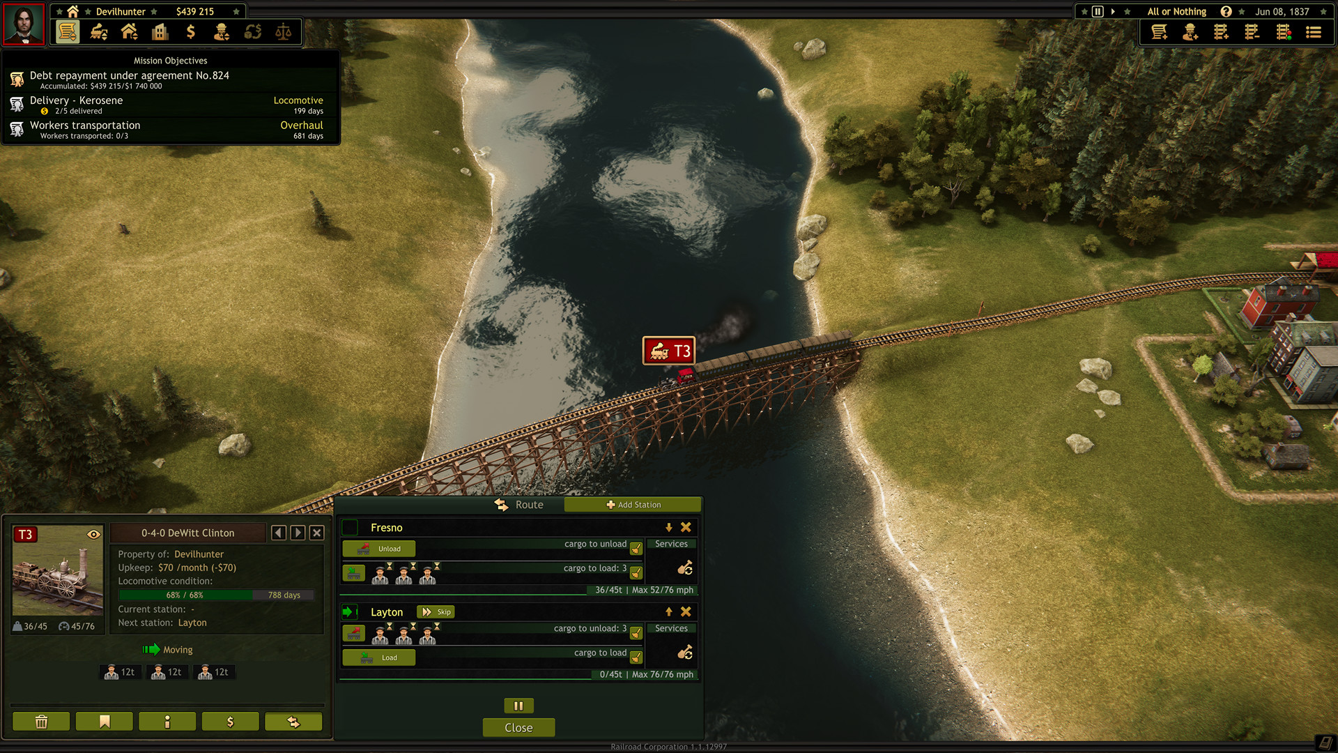 Railroad Corporation - All or Nothing DLC screenshot 1