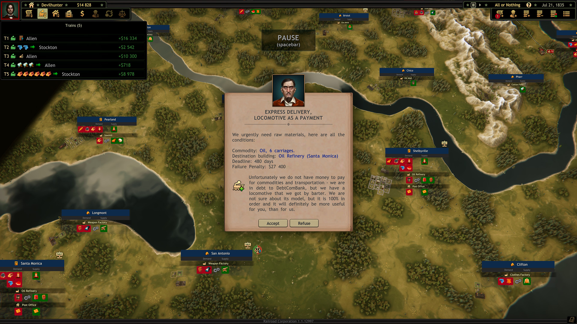 Railroad Corporation - All or Nothing DLC screenshot 4