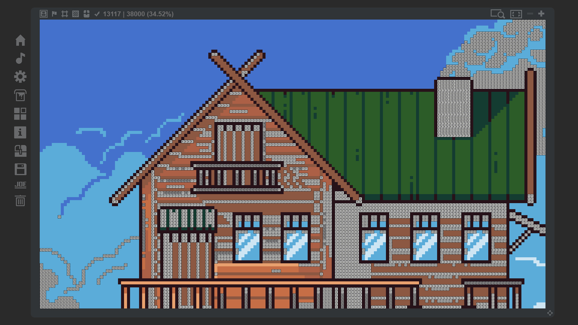 Coloring Game 4 – 4-Bit Palette screenshot 4