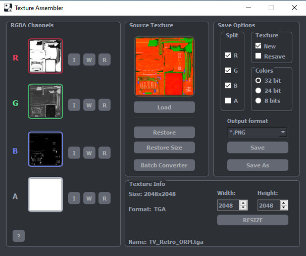 Texture Assembler screenshot 2