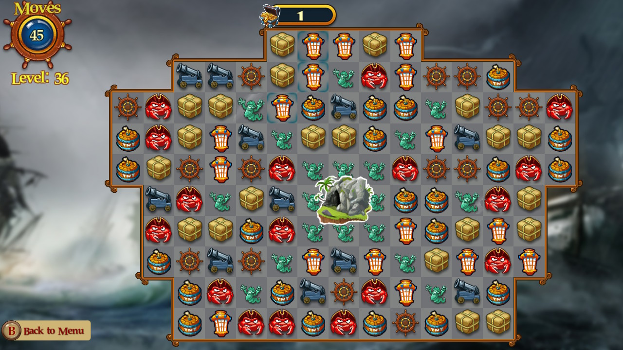 Match Three Pirates II screenshot 6