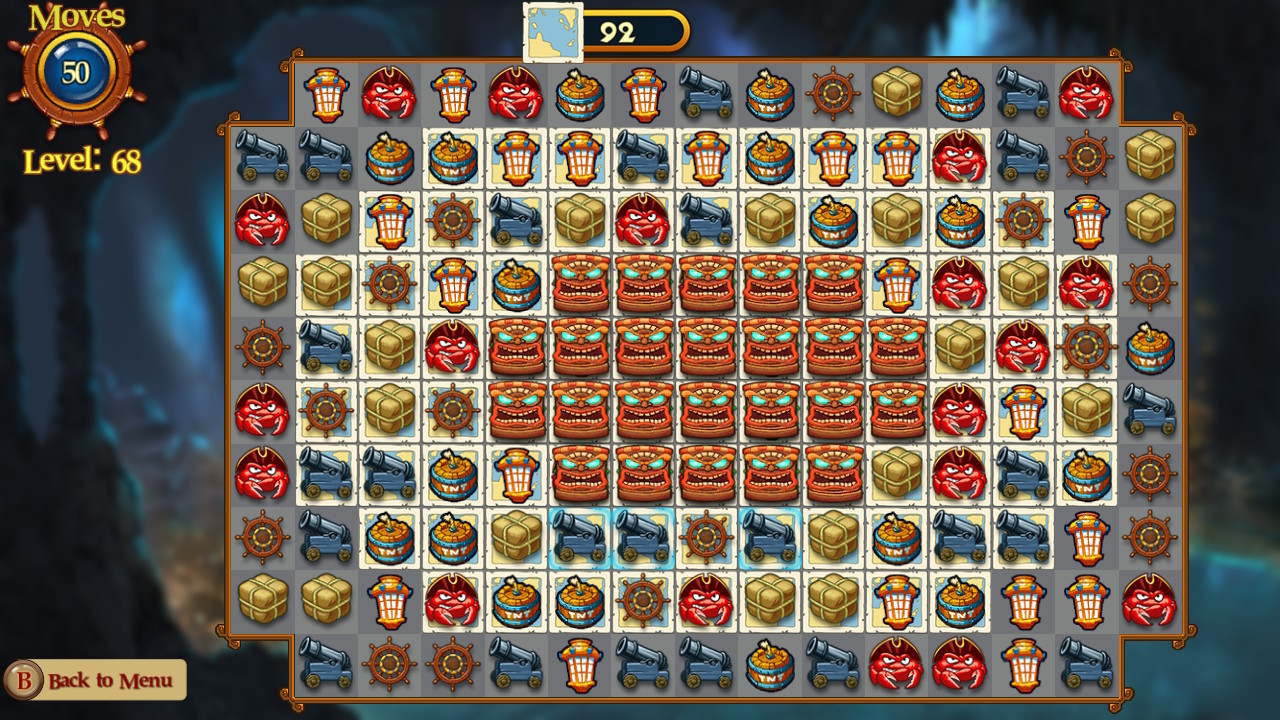 Match Three Pirates II screenshot 3