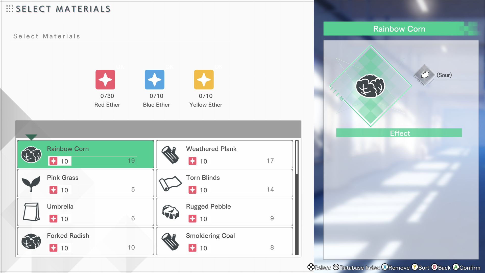 BLUE REFLECTION: Second Light - Crafting Function - Ether Synthesis screenshot 2