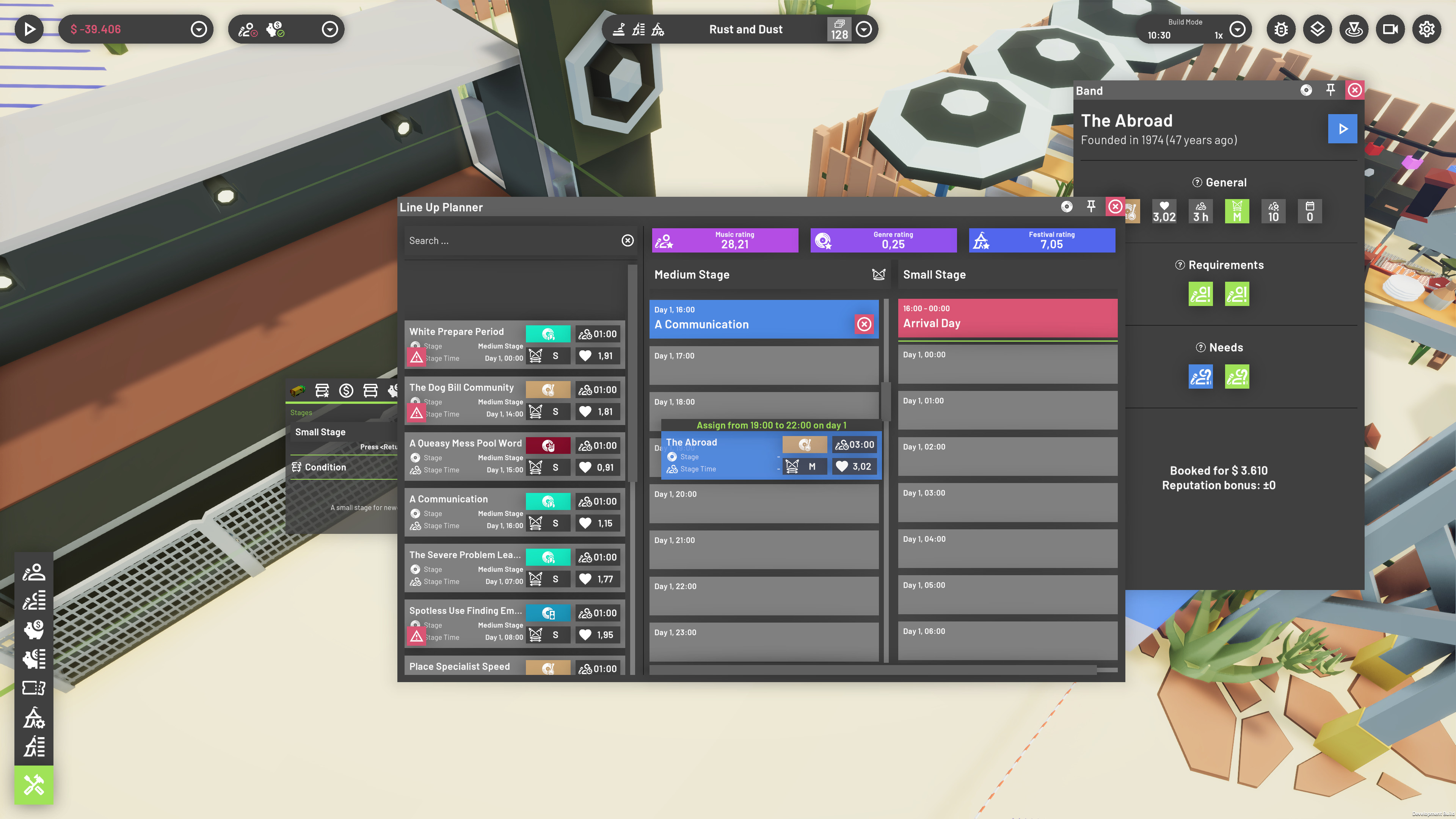 Festival Tycoon - Supporter Package screenshot 4