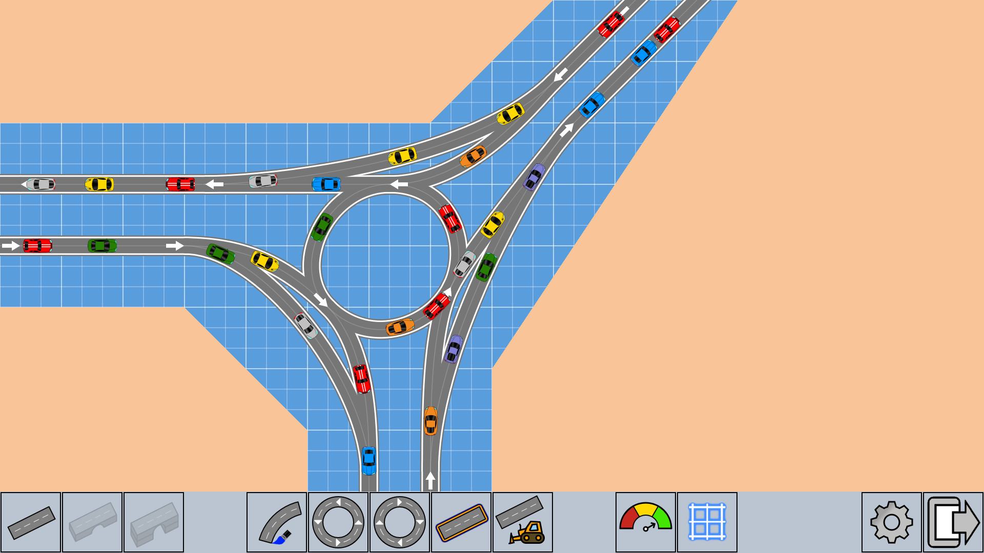 Tiny Road Interchanges screenshot 1