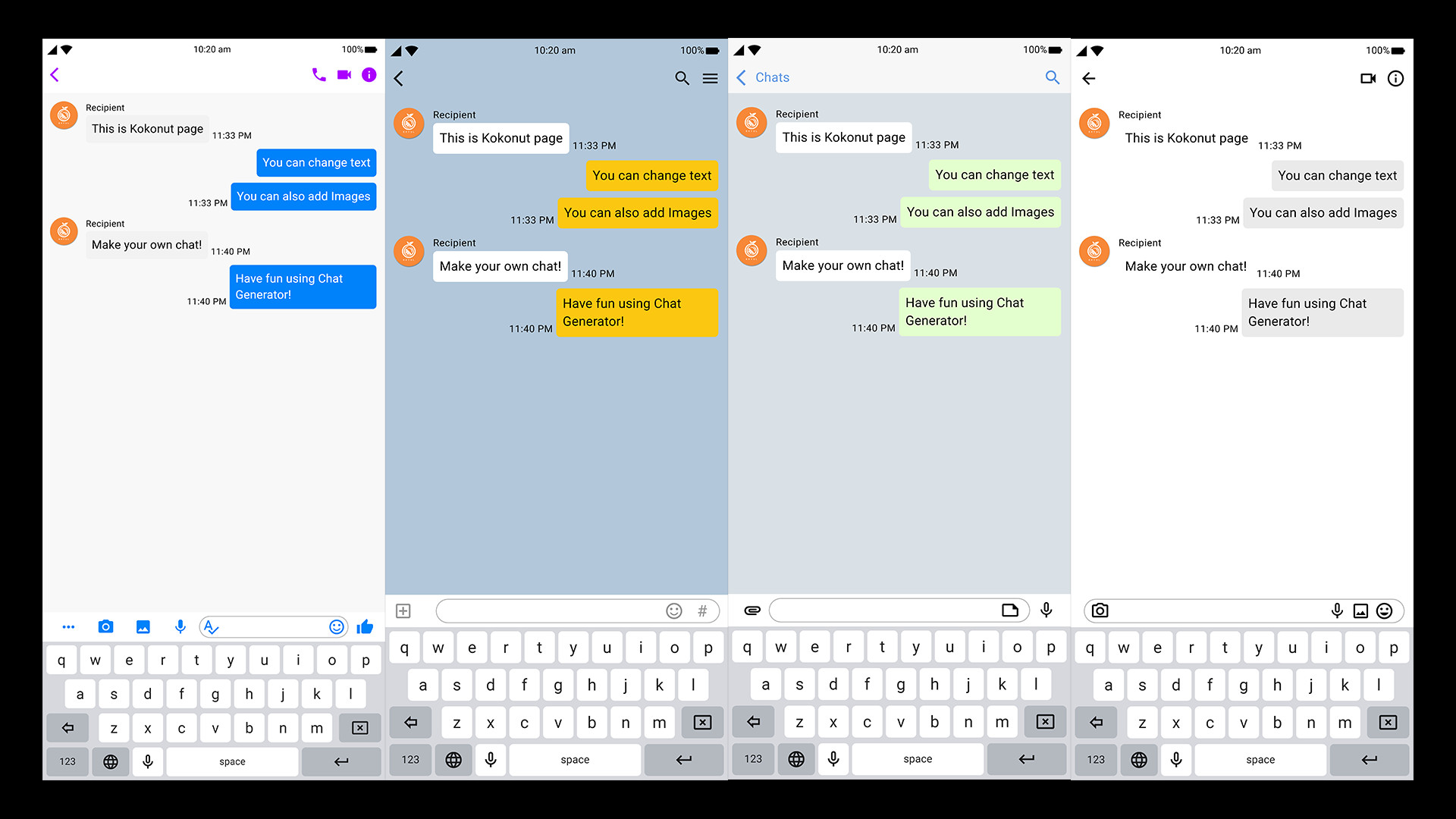 Chat Generator screenshot 1