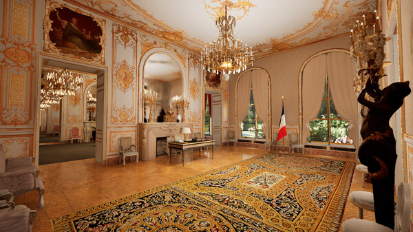Visite virtuelle de l'Assemblée nationale screenshot