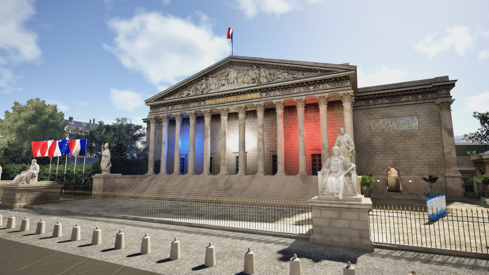 Visite virtuelle de l'Assemblée nationale
