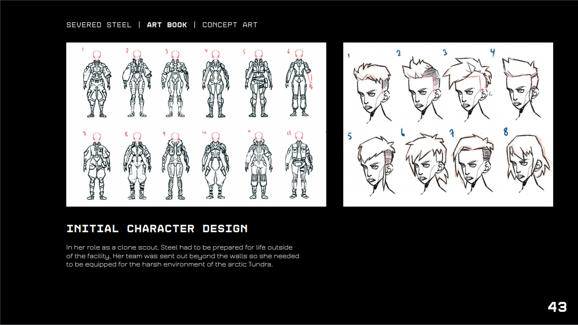Severed Steel - Art Book screenshot 4