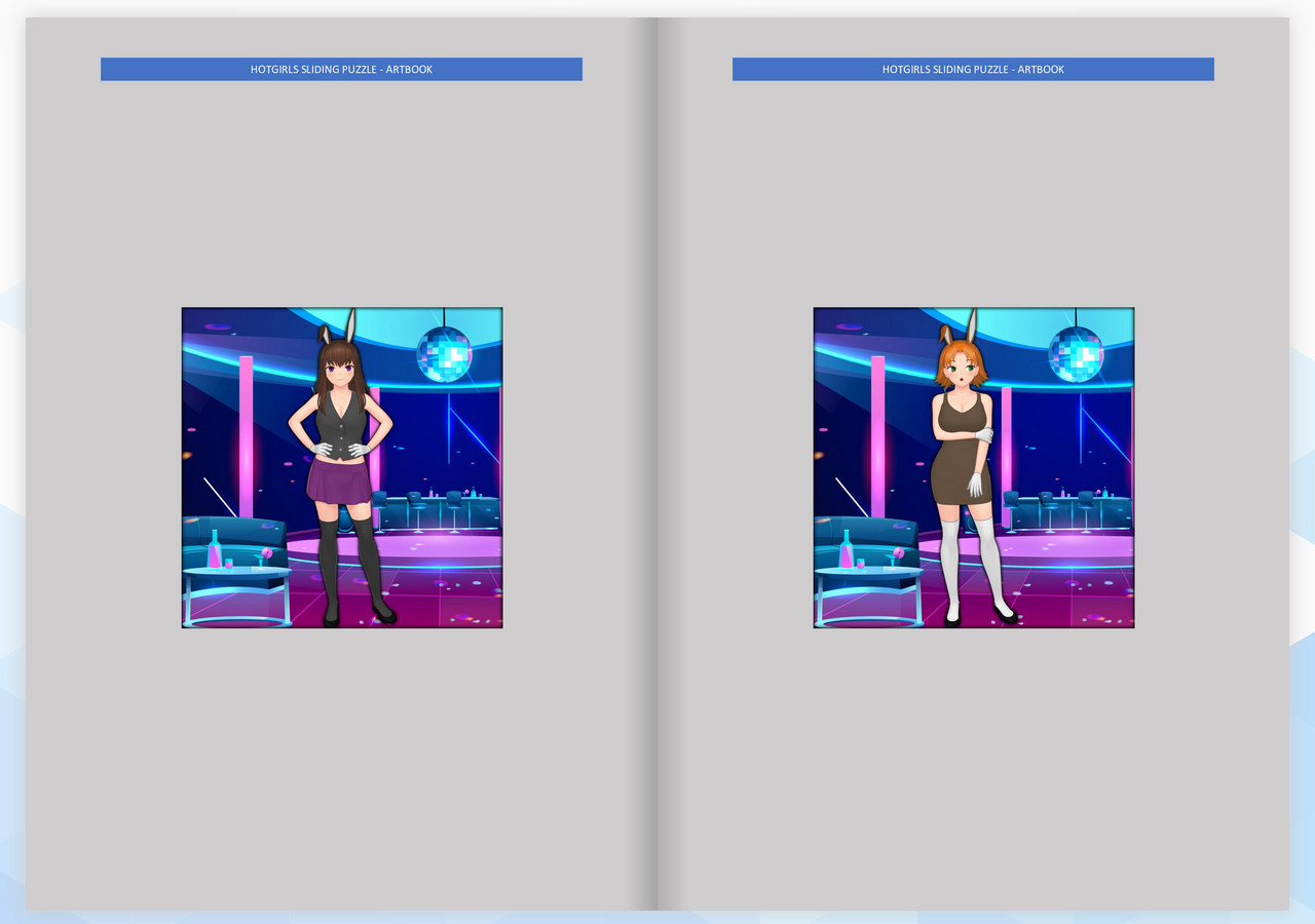 HotGirls Sliding Puzzle - ArtBook screenshot 1